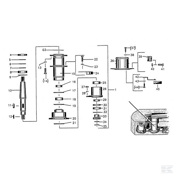 520465 Регулировочная шайба 30x42x2,5