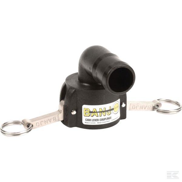 150C90 Camlock 1 1/2" M-образная деталь x 1 1/2" шланговое соединение 90° Banjo