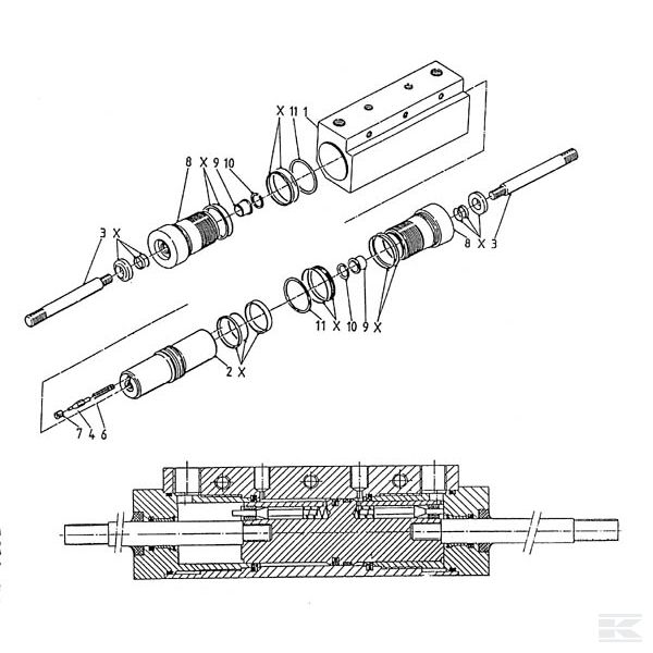 30867 Шток поршневой