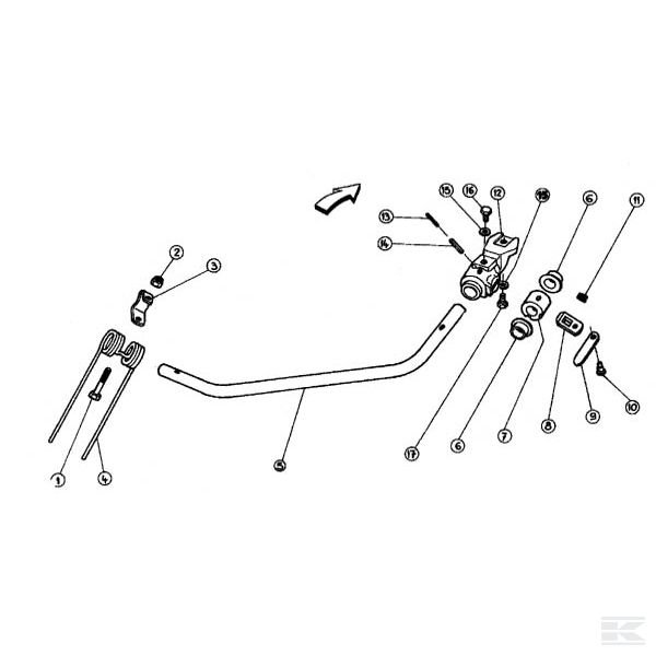57600720 Опорная стойка