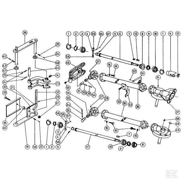 58557130 Палец поводковый