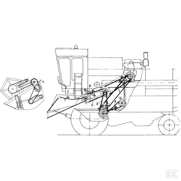 4254138840AB Ремень клиновой MDW
