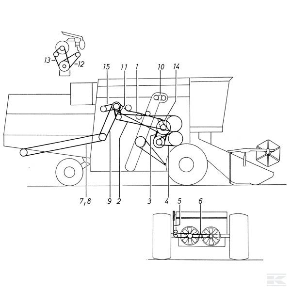 01141645AB Ремень клиновой Deutz