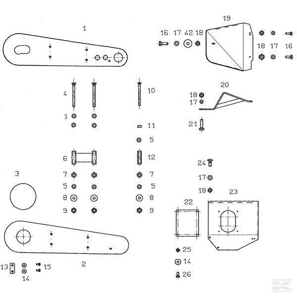 131629 Опорная стойка