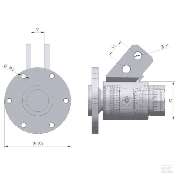 990628 Ступица 6 отверстий, в сборе