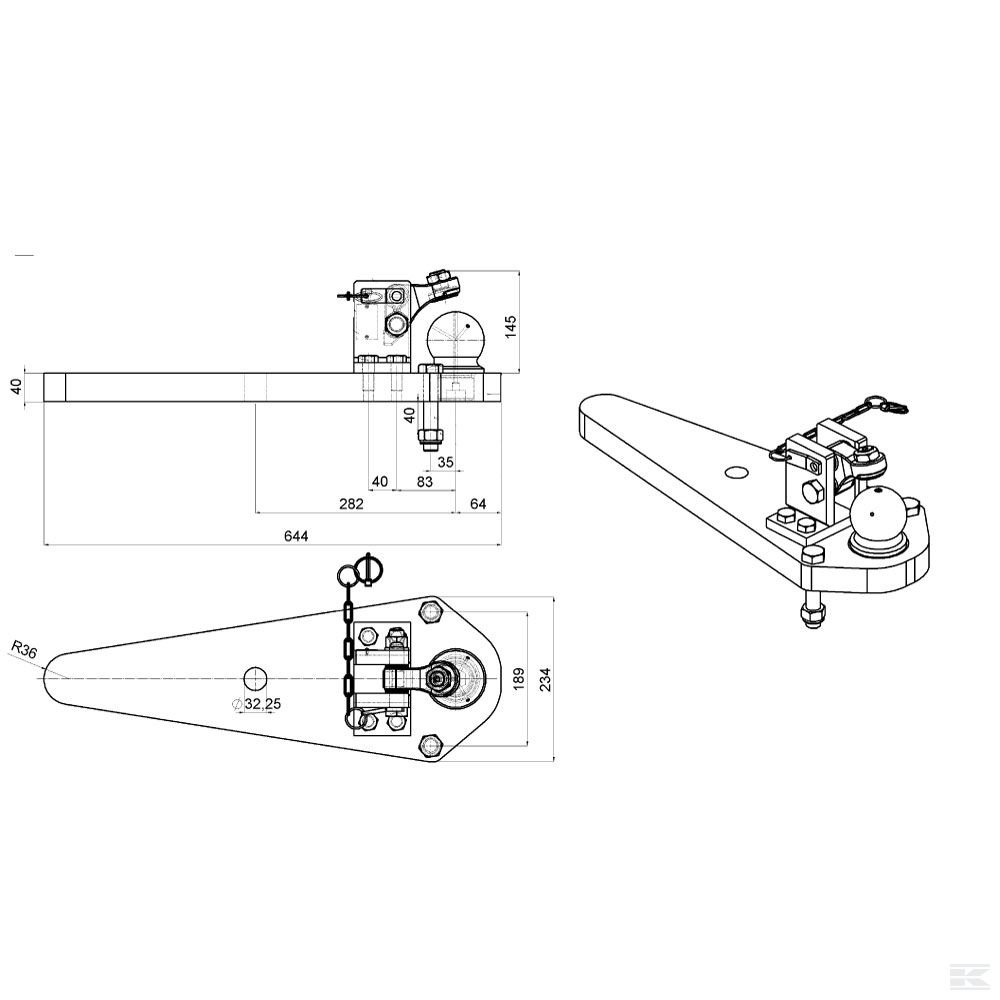 009603100A11 Плита опорная 80 mm