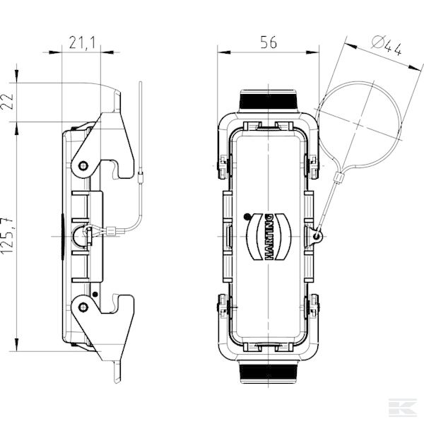 09300245422 Крышка 24B металл