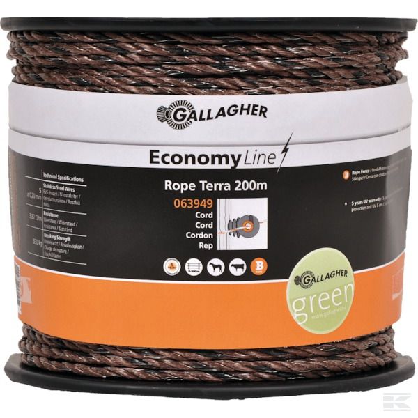 063949GAL Шнур Powerline ECO тер. 200 м