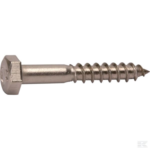 5711040RVSA4 Шестигранные шурупы для дерева, нержавеющая сталь 10x40 SST-A4