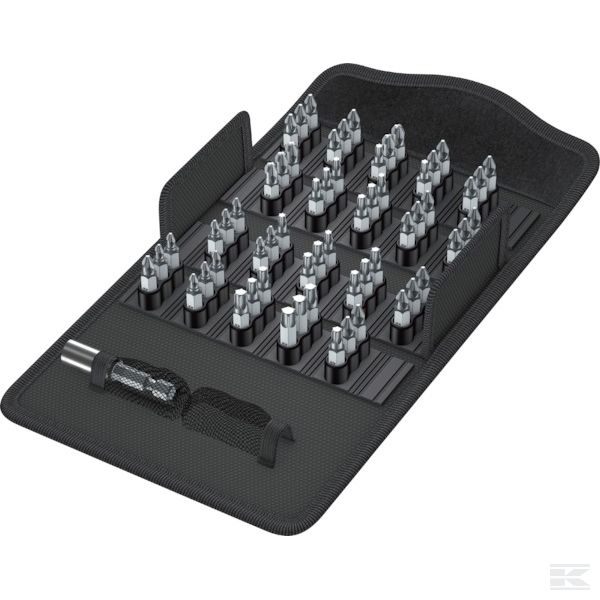 05057455001WERA Набор бит 61 pcs.