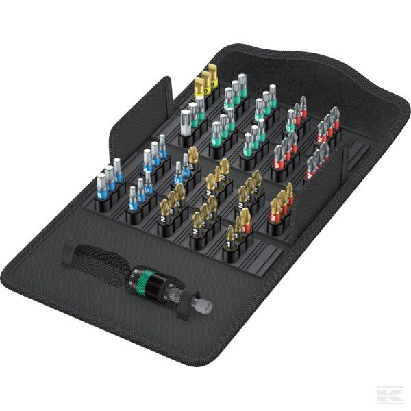 05057441001WERA Набор бит 61 pcs