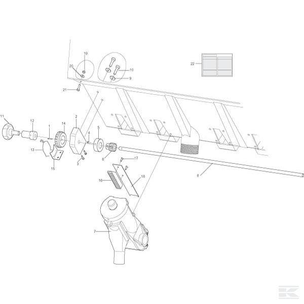 G16670060R Колесо зубчатое 15 Z.