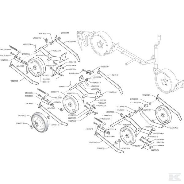 G10523200R Втулка с буртиком Gaspardo