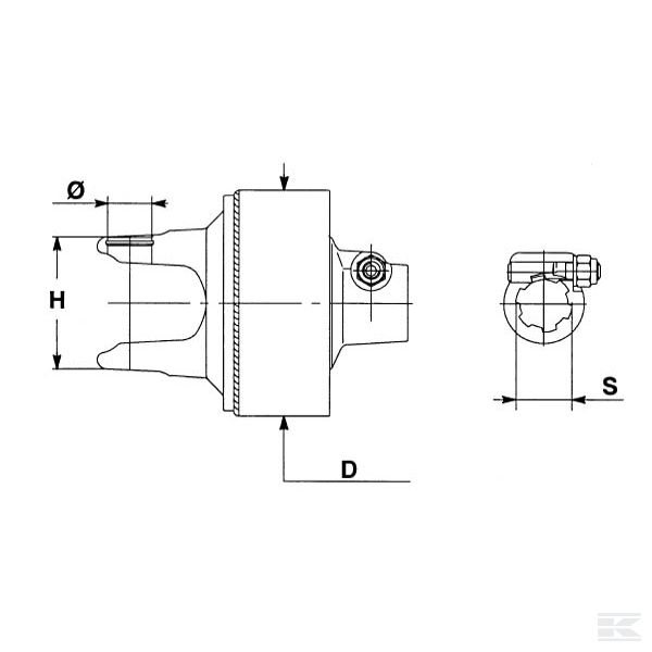 6WS480038R сцепление  LR35 S0 1-3/4Z20