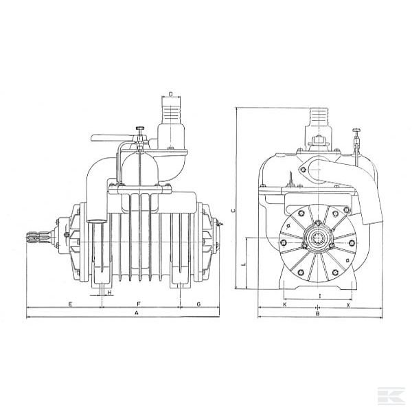 MEC8000DL Компрессор Прямой привод Л. BP