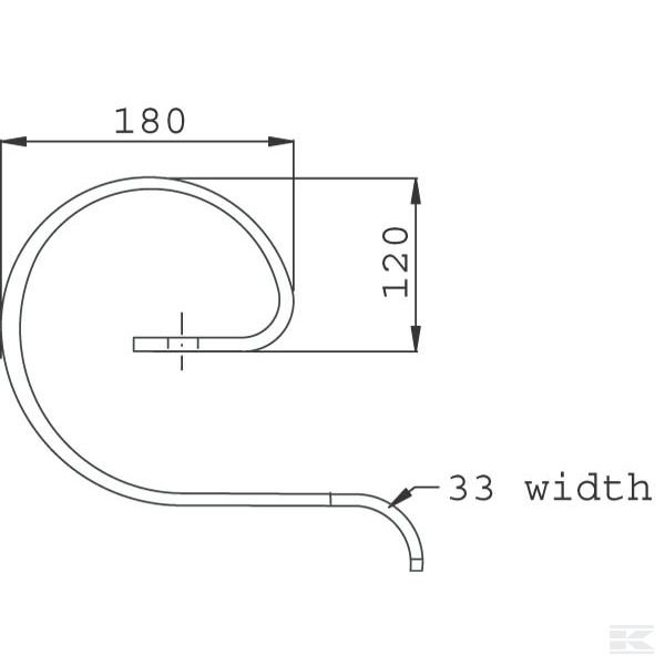 CP710 Пружина усилительная 45x10