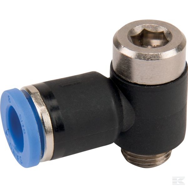 BCS818PB +L-push-in fitting 8x1/8"