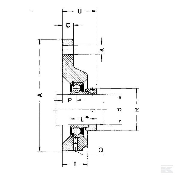 PCFTR15XL Подшипник корпусной в сборе