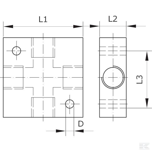 BD412 Распред. блок, 4-ступ., G1/2