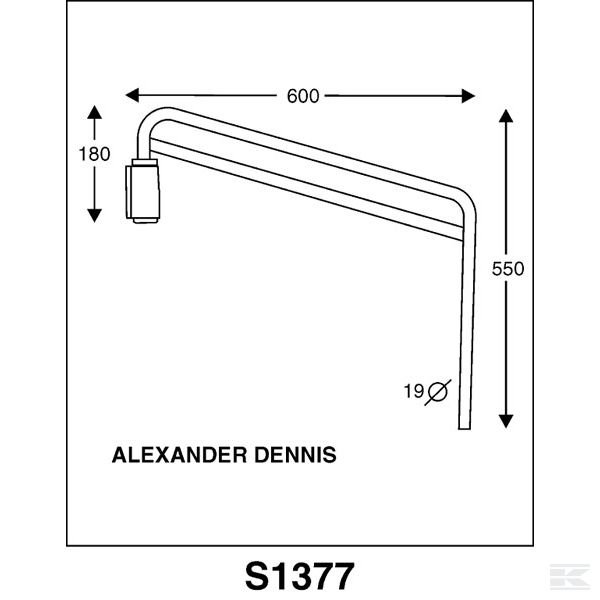 CA3001377 Держатель зеркала