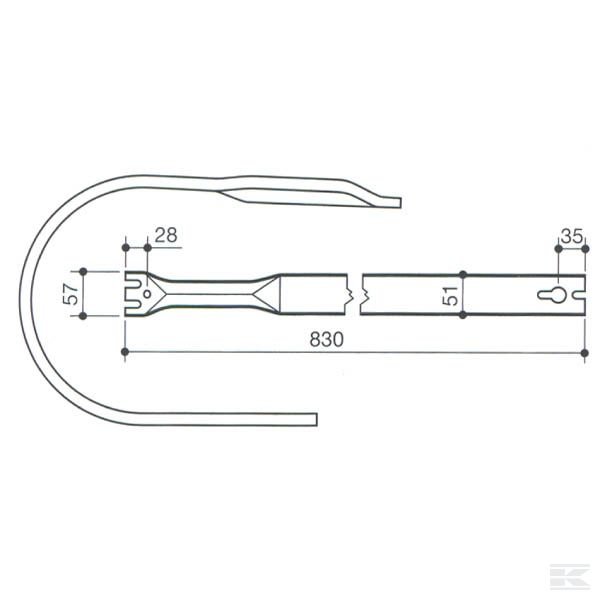 CC32669N Сталкиватель John Deere