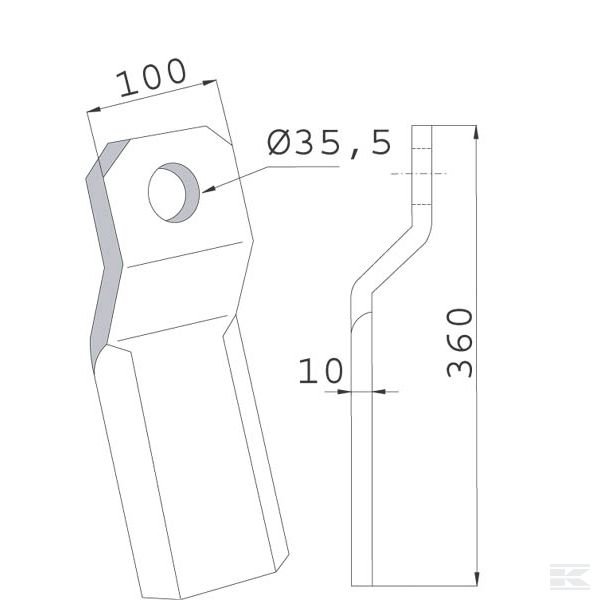 199RZ3 Нож мульчирующий