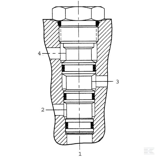 CP08B4B +PLUG SDC08-4 DICHT