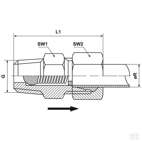 CLRV6LLRK18 Oбратный клапан