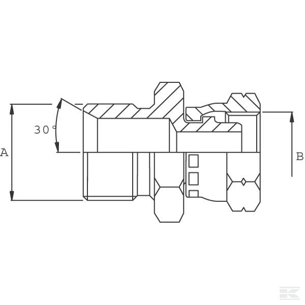 VNBMW0814 +Adaptor M/F 1/2 x M14