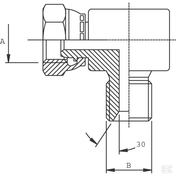 MF900608K Угл.н. внеш.-внут. 3/8x1/2 BSP