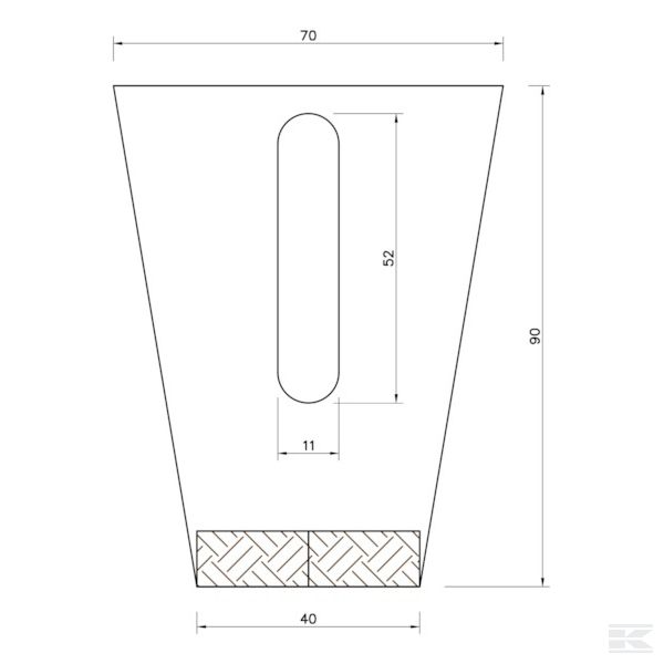 AB957147CN +Scraper 40mm Carbide