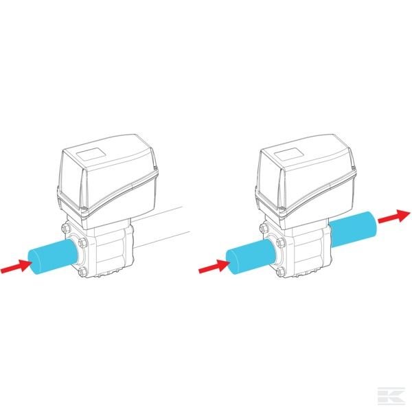 853L04A44 +Elec. 2-way ball valve 1" F