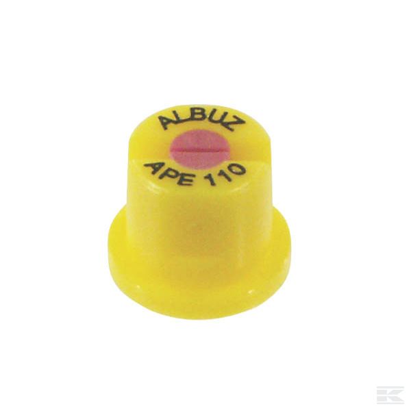APE110YELLOW Форсунка с плоской струей APE 110° желтая керамическая
