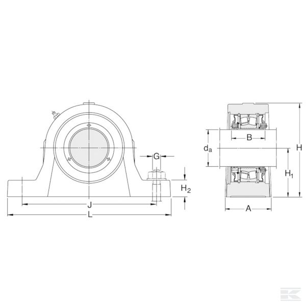 SYNT80FSKF +Bearing Block SKF