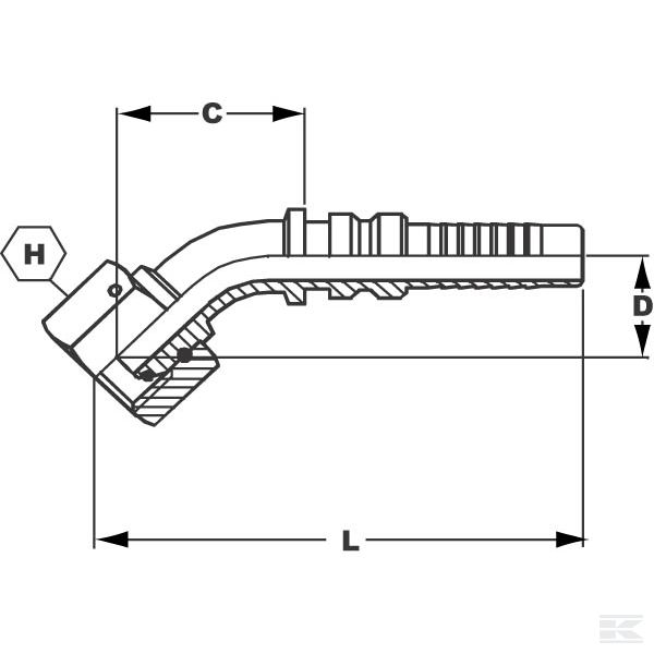 DKRH503245 Пресс-фитинг 2"BSP