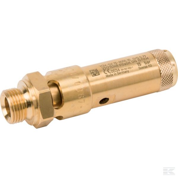 SV2122G06M15B +Safety valve 3/8"CE 15 bar