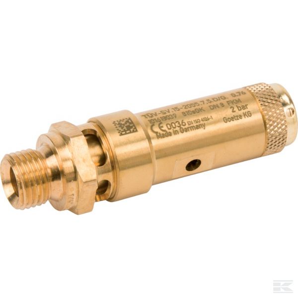 SV2122G04M02B +Safety valve 1/4"CE 2 bar