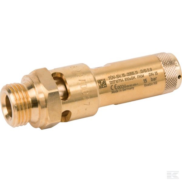 SV2122G08M15B +Safety valve 1/2"CE 15 bar