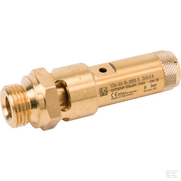 SV2122G08M08B +Safety valve 1/2"CE 8 bar