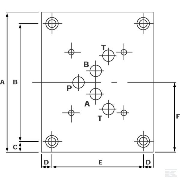 ES5A12PL Плита опорная 1/2