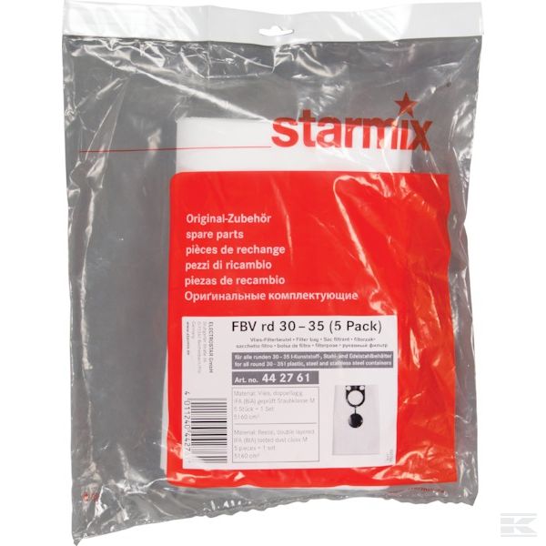 ST442761 +Fleece vacuum bags FBV30/35
