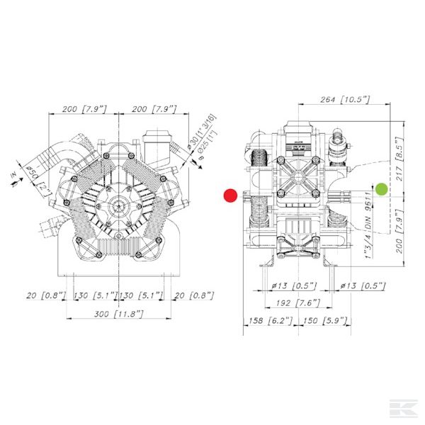 557000973VD Насос Poly 2240-VD Bertolini