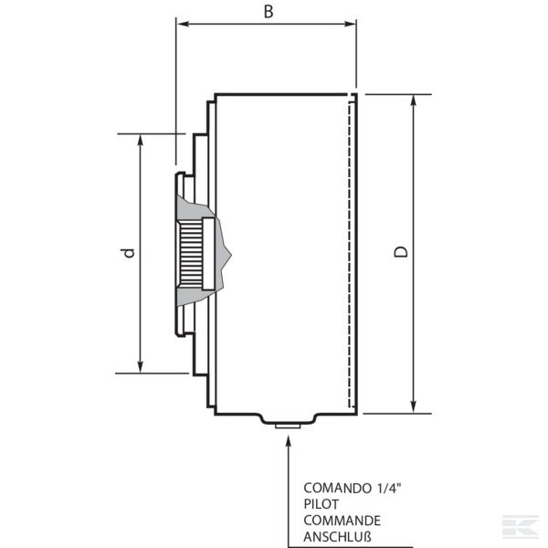 PD94706002500 Тормоз отриц. RA 25