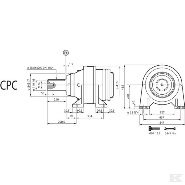 PD94718507000 Выход US 2500/3000/3500 CPC