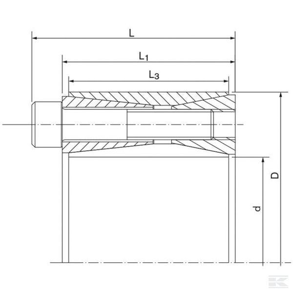 RFN7014160X230 +Locking assembly