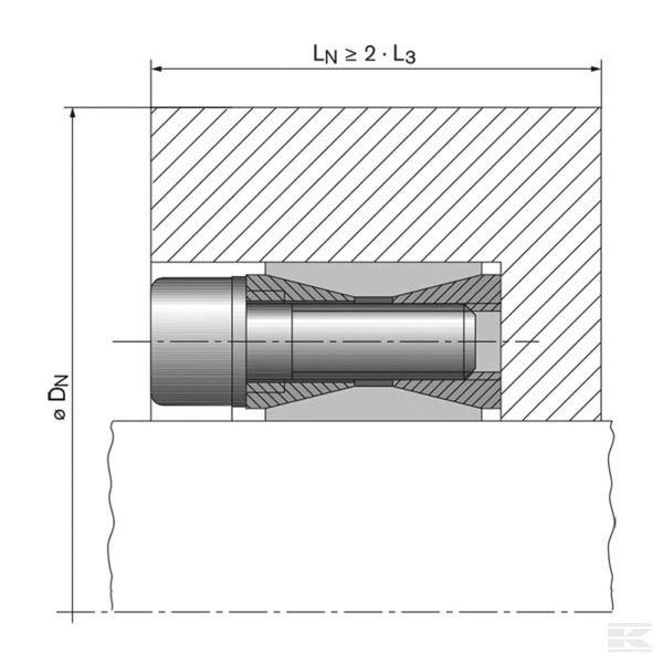 RFN7012110X155 +Locking assembly