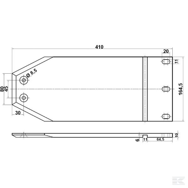RLO0733KR Пластиковый cкользящий подводо