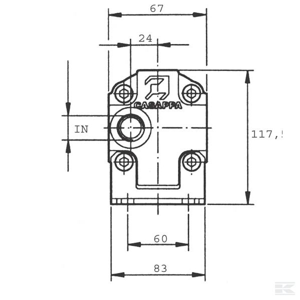 PLD1024VPE180 Двиг.распред.PLD10/2/CS-GD/4-G