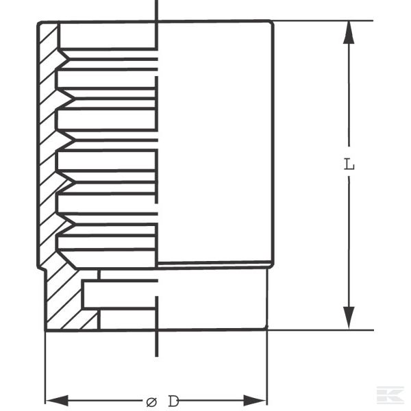 SFD24S32RVS +Ferrule S.S.