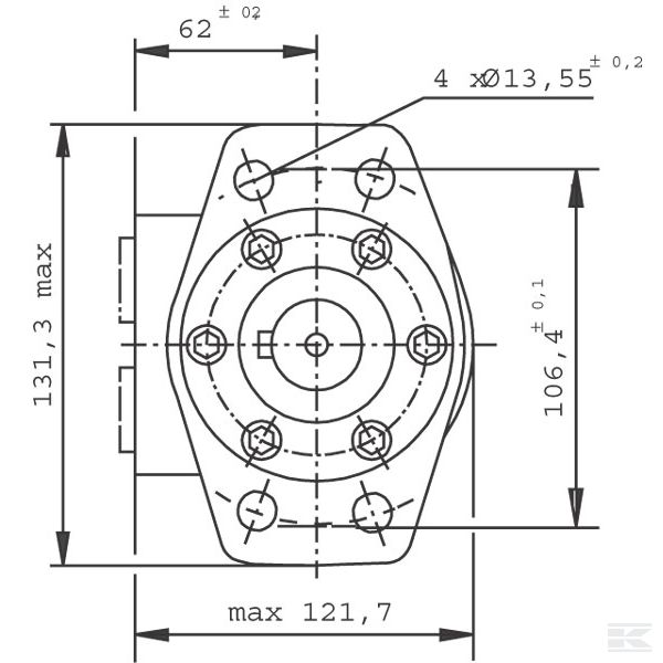 SMH4004BDGP орбитальный двигатель SMH-400-